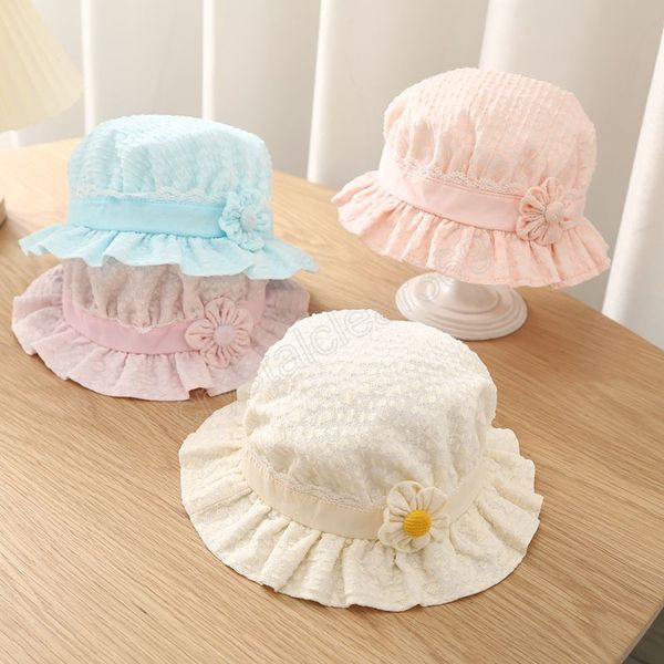 summer thin baby hat solid color baby girl flower bucket hat infant toddler outdoor sun protection fisherman caps, Yellow
summer thin baby hat solid color baby girl flower bucket hat infant toddler outdoor sun protection fisherman caps, Yellow