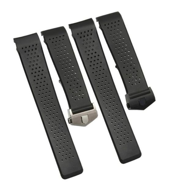 watch bands 22mm 24mm black ventilation band for tag carrera silicone rubber waterproof strap bracelet belt5155840, Black;brown
watch bands 22mm 24mm black ventilation band for tag carrera silicone rubber waterproof strap bracelet belt5155840, Black;brown