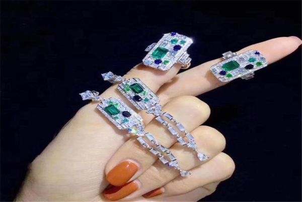 2021 choucong brand ins wedding jewelry sets 925 sterling silver emerlad cz diamond long tassels dangle earring party edward women8029037, Slivery;golden
2021 choucong brand ins wedding jewelry sets 925 sterling silver emerlad cz diamond long tassels dangle earring party edward women8029037, Slivery;golden