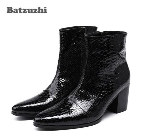 7cm high heels men boots pointed toe black leather boots men handsome ankle boots for men wedding party size 38464425393
7cm high heels men boots pointed toe black leather boots men handsome ankle boots for men wedding party size 38464425393