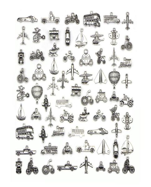 mixed 70 designs retro silver color traffic transportation pendant fitting vehicle ship aircraft charms diy jewelry accessories 708815947, Black
mixed 70 designs retro silver color traffic transportation pendant fitting vehicle ship aircraft charms diy jewelry accessories 708815947, Black