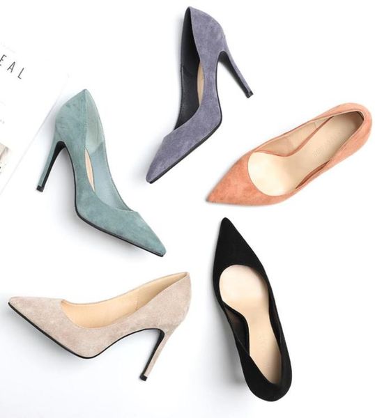 high heels 2019 ms temperament pointed stiletto shoes suede shallow mouth breathable high heels new style3298896, Black
high heels 2019 ms temperament pointed stiletto shoes suede shallow mouth breathable high heels new style3298896, Black