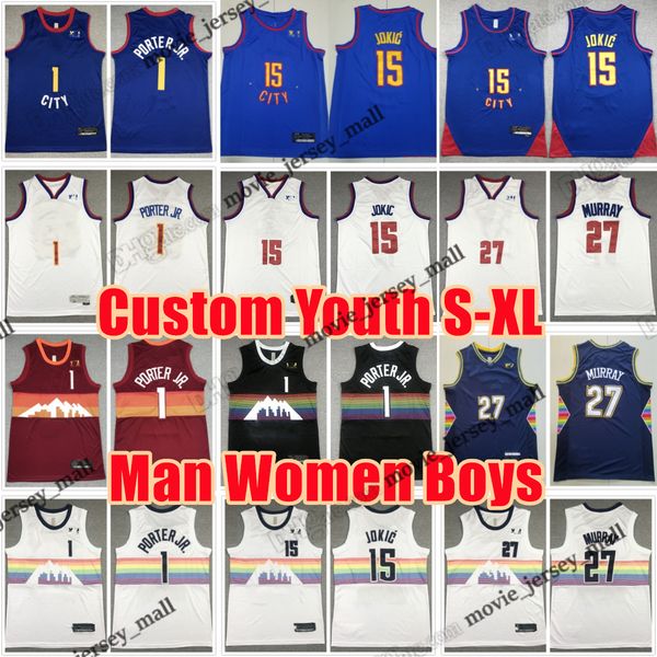youth man women stitched basketball jerseys 15 jokic jamal murray michael porter jr. black wite red new blue 2023 city custom kids boys jers, Black;red
youth man women stitched basketball jerseys 15 jokic jamal murray michael porter jr. black wite red new blue 2023 city custom kids boys jers, Black;red