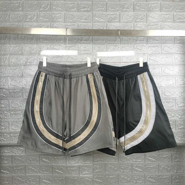 multi-pocket function stitching baggy cropped pants reflective strip zipper casual spring and summer men's cargo shorts, White;black
multi-pocket function stitching baggy cropped pants reflective strip zipper casual spring and summer men's cargo shorts, White;black