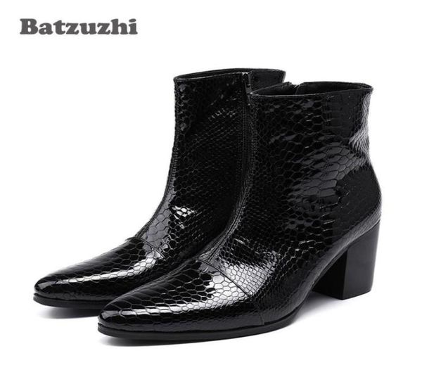 7cm high heels men boots pointed toe black leather boots men handsome ankle boots for men wedding party size 38468959039
7cm high heels men boots pointed toe black leather boots men handsome ankle boots for men wedding party size 38468959039