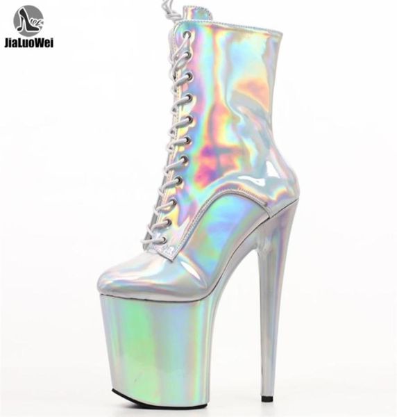 stripper dancer 8quot high heel platform magic color lace up ankle boots 2111052987221, Black
stripper dancer 8quot high heel platform magic color lace up ankle boots 2111052987221, Black