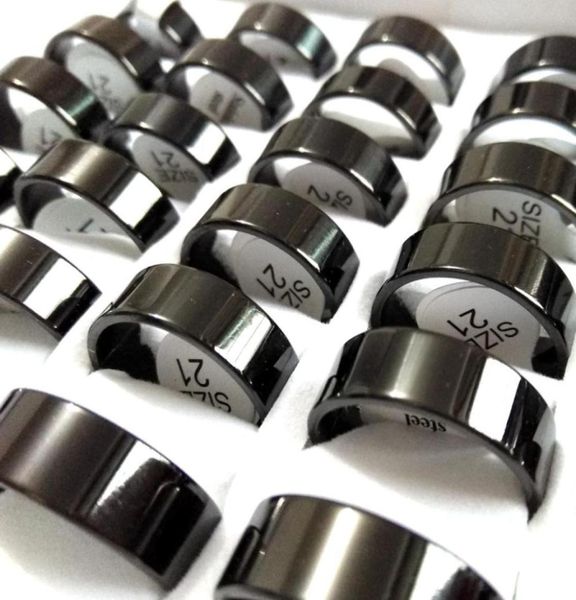 50pcs black stainless steel ring width 8mm mens jewelry classic band finger ring gift favor whole fashion jewelry96250731294227, Silver
50pcs black stainless steel ring width 8mm mens jewelry classic band finger ring gift favor whole fashion jewelry96250731294227, Silver