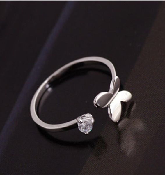 ring crystal butterfly single ring open design new girl woman gift sterling silver jewelry1740789, Golden;silver
ring crystal butterfly single ring open design new girl woman gift sterling silver jewelry1740789, Golden;silver