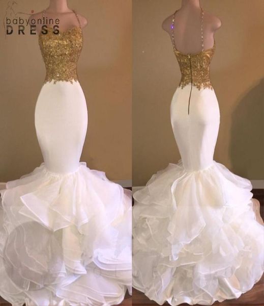 gold lace appliques beadings mermaid prom dresses spaghetti strap sleeveless ruffles long evening gowns custom made vestidos 5027593, Black
gold lace appliques beadings mermaid prom dresses spaghetti strap sleeveless ruffles long evening gowns custom made vestidos 5027593, Black