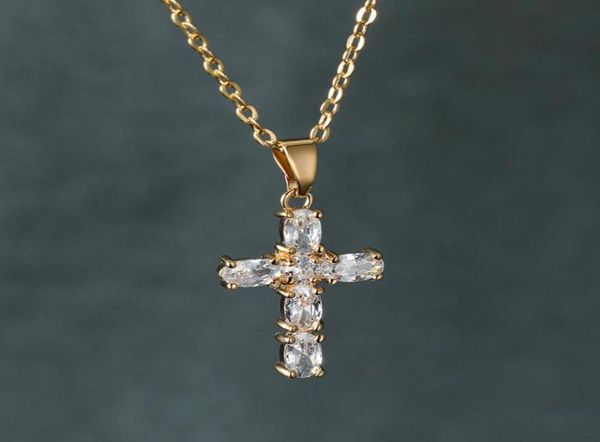 pendant necklaces one piece jesus cross necklace for women luxury crystal rose gold silver color chains wedding jewelry gift8202032
pendant necklaces one piece jesus cross necklace for women luxury crystal rose gold silver color chains wedding jewelry gift8202032