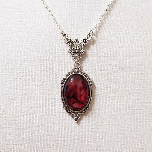 pendant necklaces new vintage red quartz crystal necklace gothic red embossed crystal necklace fashion gifts for women pagan witchcraft jewe, Silver
pendant necklaces new vintage red quartz crystal necklace gothic red embossed crystal necklace fashion gifts for women pagan witchcraft jewe, Silver