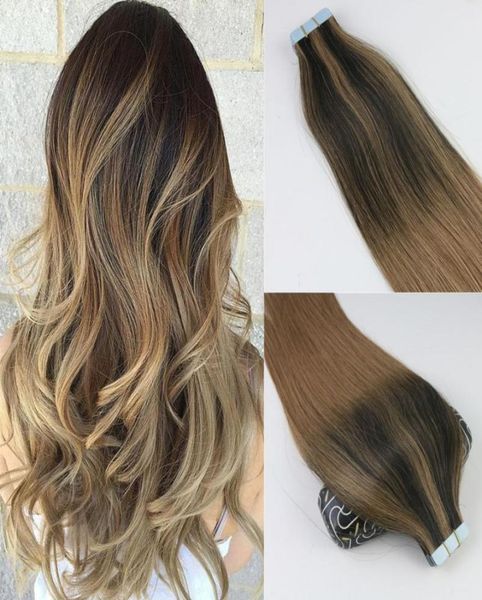 100gram 40pcs tape in human hair extensions balayage ombre color brown brazilian virgin hair seamless pu skin weft9575310, Black
100gram 40pcs tape in human hair extensions balayage ombre color brown brazilian virgin hair seamless pu skin weft9575310, Black