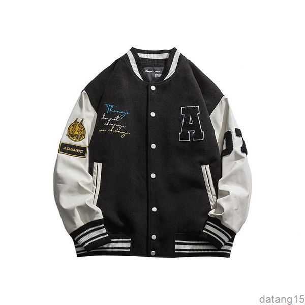 oversized baseball jacket with bear embroidery fashion loose fit letterman coat outerwear for couples men's jackets 1 0kqa, Black;brown
oversized baseball jacket with bear embroidery fashion loose fit letterman coat outerwear for couples men's jackets 1 0kqa, Black;brown