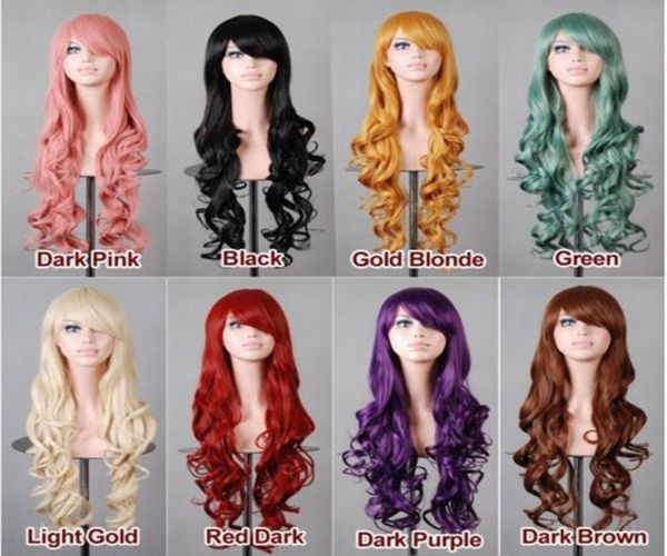 multicolor women synthetic hair wig fashion anime heat resistant hair 80cm long wavy cosplay wigs for halloween party nightc6667589, Black
multicolor women synthetic hair wig fashion anime heat resistant hair 80cm long wavy cosplay wigs for halloween party nightc6667589, Black
