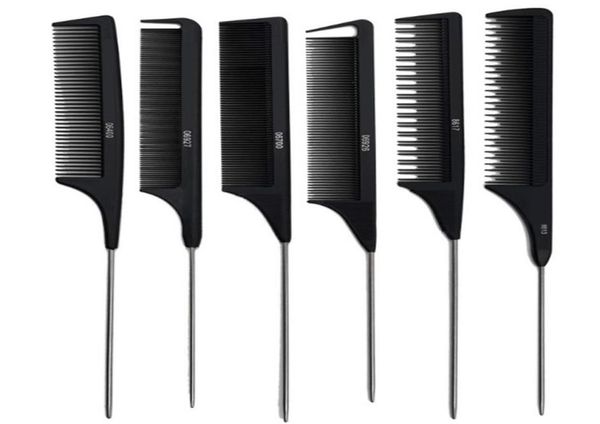 professional heat resistant salon black metal pin tail antistatic comb cutting comb hair brushes hair care j27121592789, Silver
professional heat resistant salon black metal pin tail antistatic comb cutting comb hair brushes hair care j27121592789, Silver