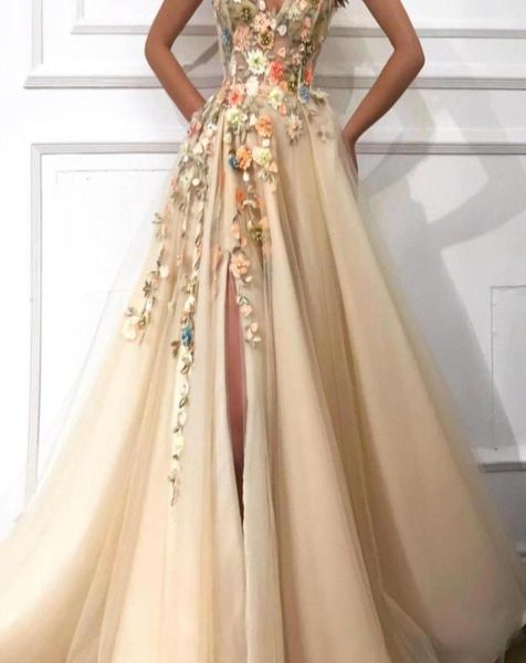 champagne split prom dresses 2022 women party night long vestidos gala lace appliques flowers evening gown aline robe de soiree3810307, Black
champagne split prom dresses 2022 women party night long vestidos gala lace appliques flowers evening gown aline robe de soiree3810307, Black