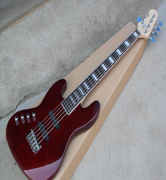 factory custom wine red 5string left hand electric bass guitar with rosewood fretboardchrome hardwareoffer customized9315344
factory custom wine red 5string left hand electric bass guitar with rosewood fretboardchrome hardwareoffer customized9315344