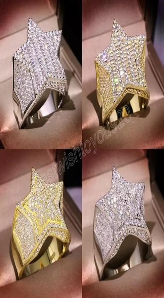 mens gold ring stones iced out fivepointed star fashion hip hop silver rings jewelry6402308
mens gold ring stones iced out fivepointed star fashion hip hop silver rings jewelry6402308