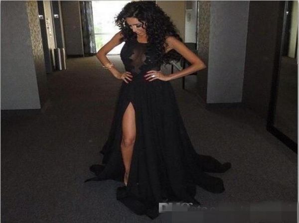 2019 black slit evening gowns vintage lace see through prom party dress new arrival chiffon floor length special occasion gowns8844583, Black;red
2019 black slit evening gowns vintage lace see through prom party dress new arrival chiffon floor length special occasion gowns8844583, Black;red