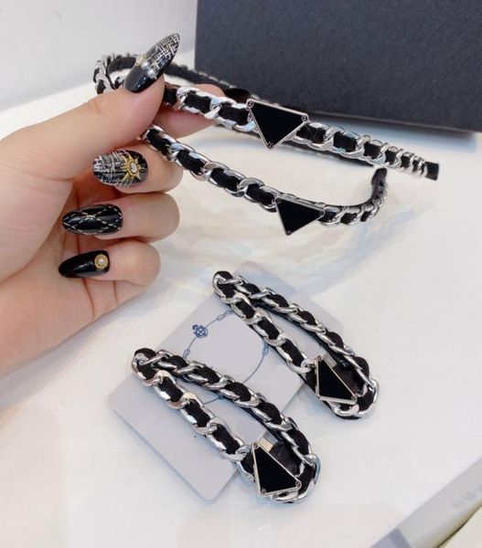 vintage inverted triangle barrettes metal chain leather hair clips bb clip hairpins head ornament jewelry9634380, Golden;silver
vintage inverted triangle barrettes metal chain leather hair clips bb clip hairpins head ornament jewelry9634380, Golden;silver