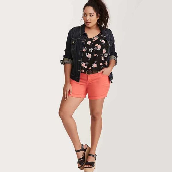 cotton shorts are gentle and minimalist, with a comfortable temperament. new summer style chubby sister mm oversized women's pantsutqn, Black
cotton shorts are gentle and minimalist, with a comfortable temperament. new summer style chubby sister mm oversized women's pantsutqn, Black