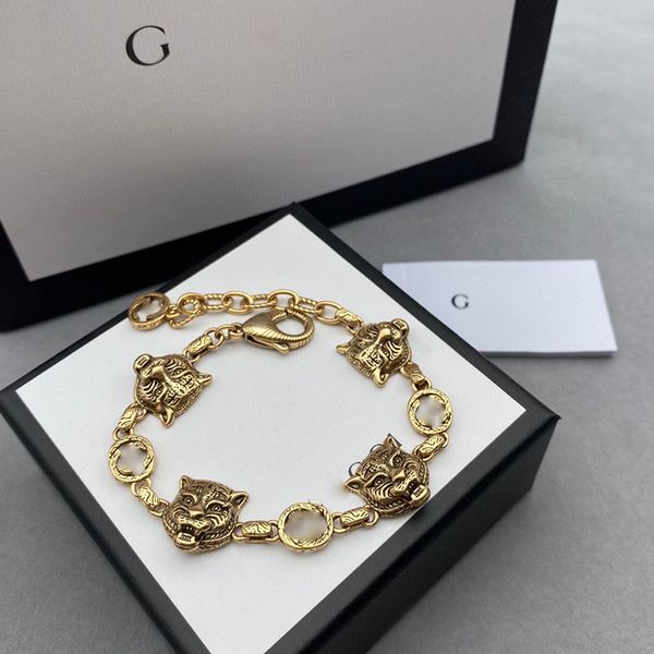 luxurys designer bracelets feminine charm bracelets trendy fashion elegant letter party tiger head jewelry gifts wholesale birthday gifts, Golden;silver
luxurys designer bracelets feminine charm bracelets trendy fashion elegant letter party tiger head jewelry gifts wholesale birthday gifts, Golden;silver
