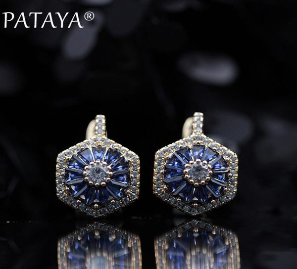pataya new original design limited 585 rose gold luxury microwax inlay natural zircon drop earrings women wedding party jewelry y4788280, Golden
pataya new original design limited 585 rose gold luxury microwax inlay natural zircon drop earrings women wedding party jewelry y4788280, Golden