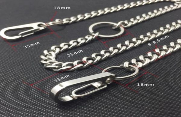 pure titanium personal defense chain punk pant decoration 600mm long anticorrosion with carabiner rings6604772
pure titanium personal defense chain punk pant decoration 600mm long anticorrosion with carabiner rings6604772