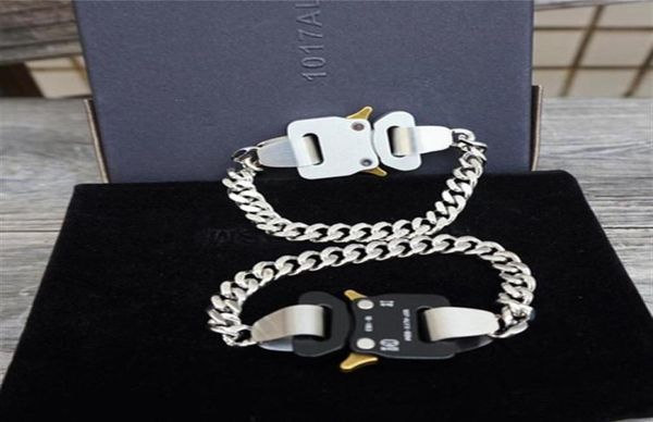 men women 1017 alyx 9sm river link bracelet highquality titanium stainless steel aylx bracelet metal accessories q0717234a9035405, Black
men women 1017 alyx 9sm river link bracelet highquality titanium stainless steel aylx bracelet metal accessories q0717234a9035405, Black