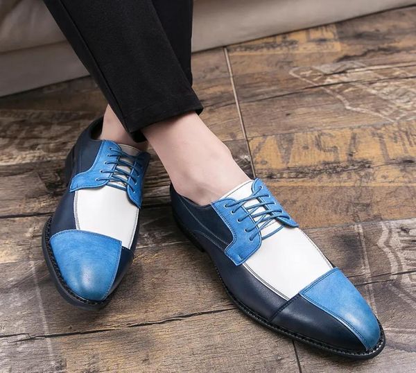 oxford shoes men pu leather fashion pointed toe trend color matching simple classic casual lace up british business f9609526, Black
oxford shoes men pu leather fashion pointed toe trend color matching simple classic casual lace up british business f9609526, Black