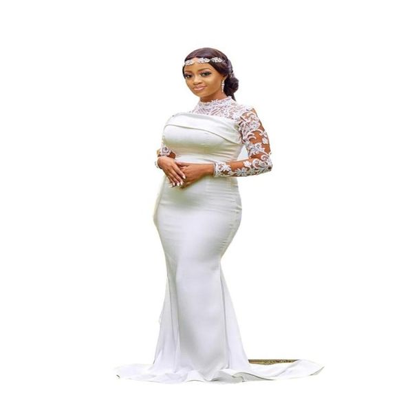 2022 vintage simple arabic aso ebi mermaid wedding dresses long sleeves lace appliques belt sashes bridal dress high neck illusion1085898, White
2022 vintage simple arabic aso ebi mermaid wedding dresses long sleeves lace appliques belt sashes bridal dress high neck illusion1085898, White