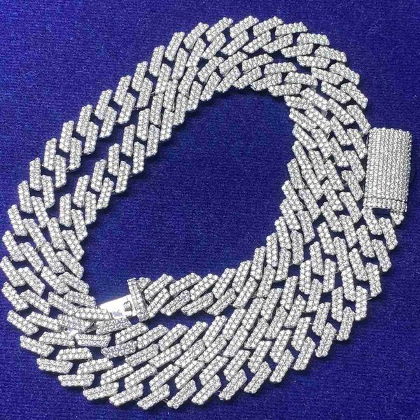 aaa gems customizable 10mm 12mm 14mm 16mm vvs diamond chains 925 silver iced out moissanite miami cuban link chain
aaa gems customizable 10mm 12mm 14mm 16mm vvs diamond chains 925 silver iced out moissanite miami cuban link chain