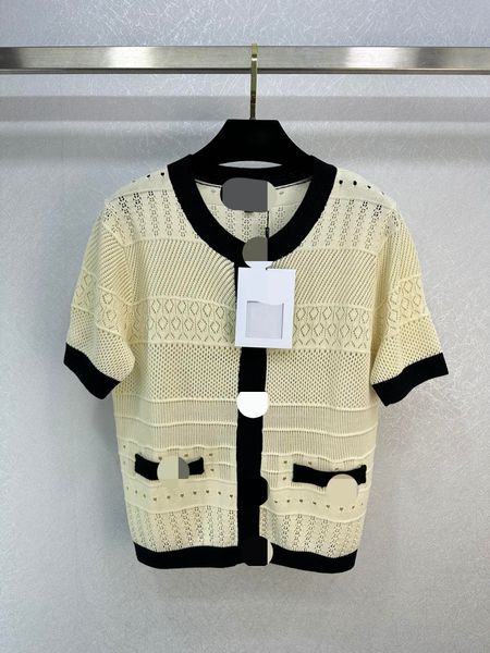 511 l 2023 summer sweaters women's pullover sweater black white striped crew neck short sleeve brand same style women's k839weilan, White;black
511 l 2023 summer sweaters women's pullover sweater black white striped crew neck short sleeve brand same style women's k839weilan, White;black