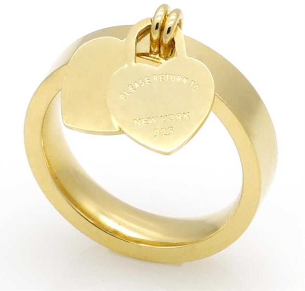 fashion jewelry 316l titanium gold-plated heart-shaped rings t letter letters double heart ring female for woman fashion 1981, Silver
fashion jewelry 316l titanium gold-plated heart-shaped rings t letter letters double heart ring female for woman fashion 1981, Silver
