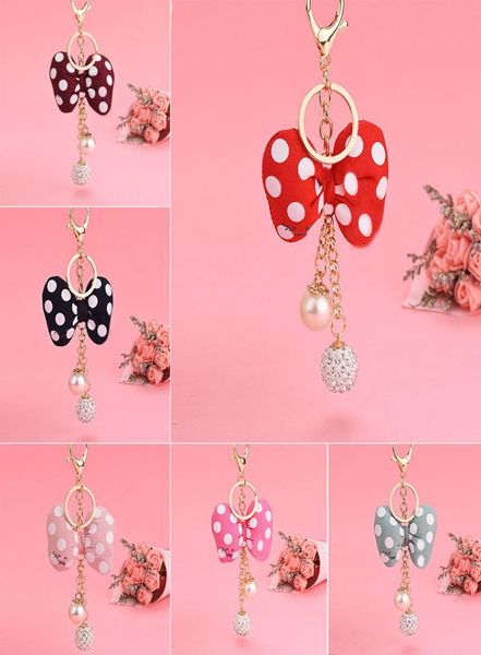 dot bow key chain pearl porte clef for women bag keyring holder accessories hanging 6 colors8056737, Silver
dot bow key chain pearl porte clef for women bag keyring holder accessories hanging 6 colors8056737, Silver