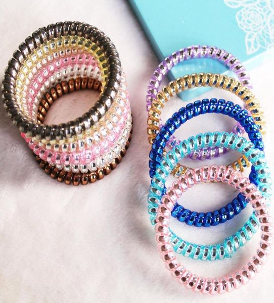 telephone wire cord gum hair tie girls elastic hair band ring rope candy color bracelet stretchy scrunchy mixed color5828815, Slivery;white
telephone wire cord gum hair tie girls elastic hair band ring rope candy color bracelet stretchy scrunchy mixed color5828815, Slivery;white