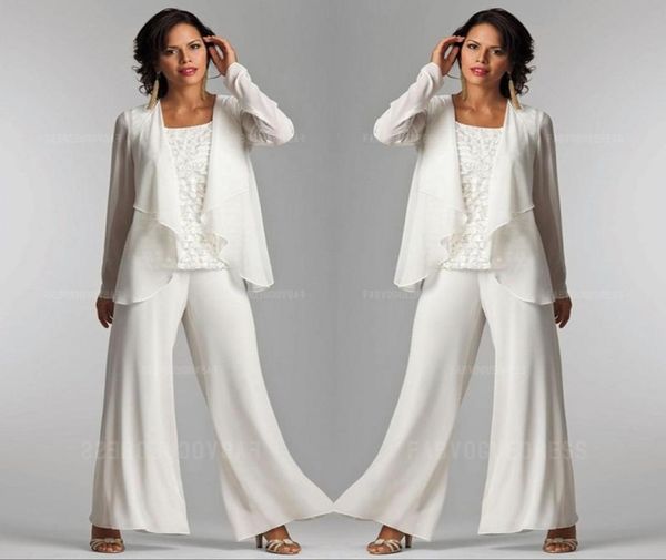 ivory white chiffon lace lady mother pants suits mother of the bride groom with jacket elegant women party dresses trouser1869872, Black;red
ivory white chiffon lace lady mother pants suits mother of the bride groom with jacket elegant women party dresses trouser1869872, Black;red