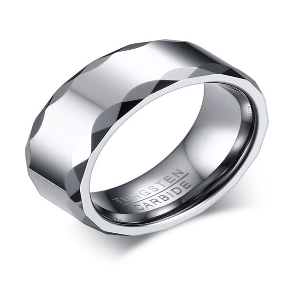 engraving 8mm high polished tungsten carbide ring mens wedding band with faceted edge k37493414970, Silver
engraving 8mm high polished tungsten carbide ring mens wedding band with faceted edge k37493414970, Silver
