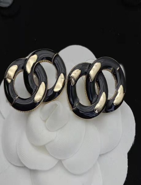 luxury designer black enamel stud earrings aretes orecchini for women party fashion jewelry4920042, Golden;silver
luxury designer black enamel stud earrings aretes orecchini for women party fashion jewelry4920042, Golden;silver