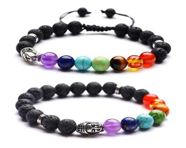7 chakra yoga healing reiki bracelets stainless steel buddha head diy hand made engery stone jewelry5532493, Black
7 chakra yoga healing reiki bracelets stainless steel buddha head diy hand made engery stone jewelry5532493, Black