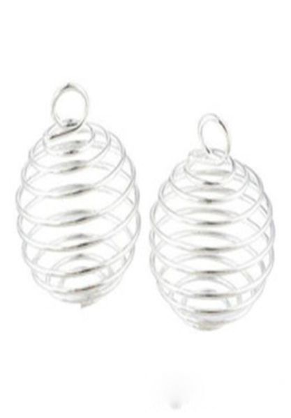 100pcslot silver plated spiral bead cages charms pendants findings 9x13mm jewelrymaking diy9961793, Bronze;silver
100pcslot silver plated spiral bead cages charms pendants findings 9x13mm jewelrymaking diy9961793, Bronze;silver