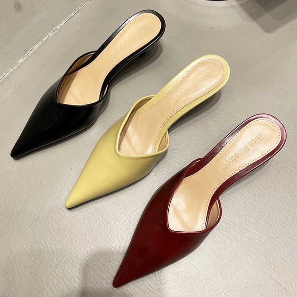 nxy slippers new in 2023 designer fashion elegant woman heeled shoes pointed toe ladies pumps with heels mules female sandals slides 230511, Black
nxy slippers new in 2023 designer fashion elegant woman heeled shoes pointed toe ladies pumps with heels mules female sandals slides 230511, Black