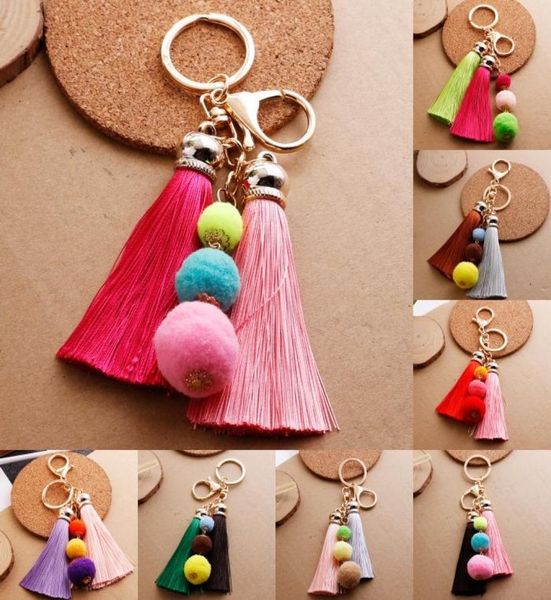 new arrival tassel pom poms keychain bohemian handbag bags pendant key rings 18 styles for choose support fba drop 9400375, Silver
new arrival tassel pom poms keychain bohemian handbag bags pendant key rings 18 styles for choose support fba drop 9400375, Silver