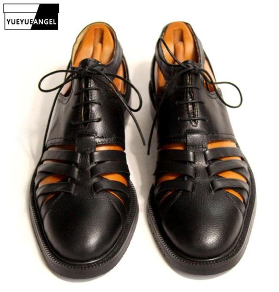 italy retro mens sandals runway hollow out lace up genuine leather mens shoes round toe block heels gladiator plus size footwear7064566, Black
italy retro mens sandals runway hollow out lace up genuine leather mens shoes round toe block heels gladiator plus size footwear7064566, Black