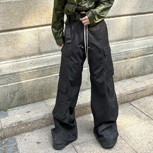 wide leg drawstring black cargo pants straight baggy casual overalls men's streetwear loose oversized trousers, Black;brown
wide leg drawstring black cargo pants straight baggy casual overalls men's streetwear loose oversized trousers, Black;brown