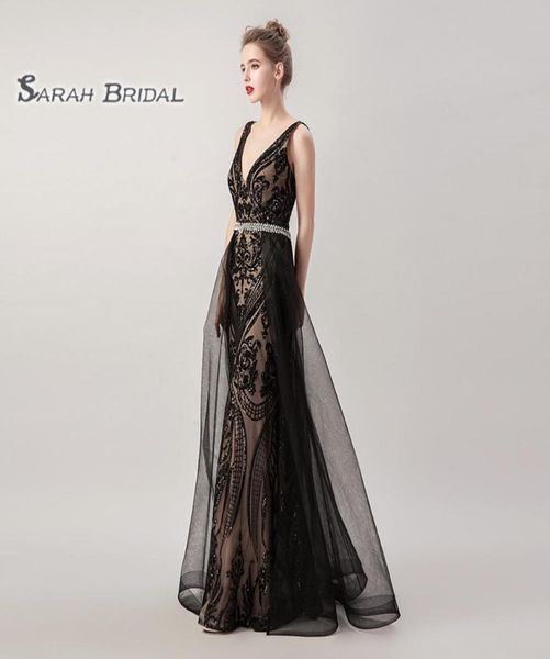 charming sequins vneck bride party mermaid dresses prom gown backless maxi dress 5265 evening wear with overskirt2529536, Black
charming sequins vneck bride party mermaid dresses prom gown backless maxi dress 5265 evening wear with overskirt2529536, Black