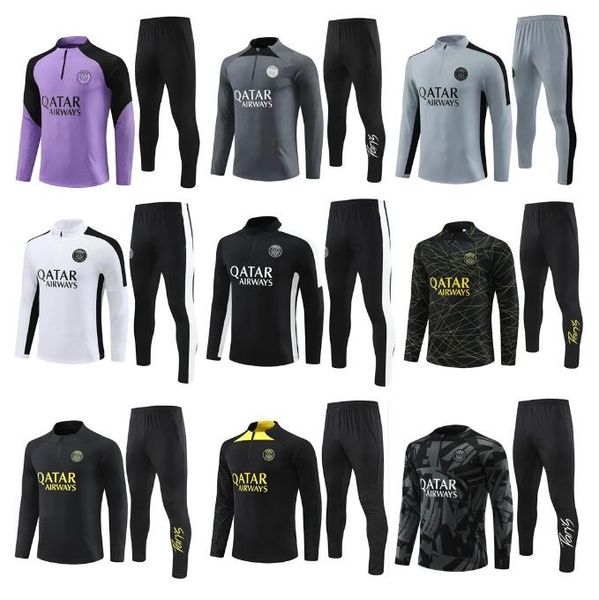 22/23/24 paris tracksuits training psgs chandal 2023 24 mbappe kit survetement foot tuta jacket retro futbol soccer football men and kids un, Black
22/23/24 paris tracksuits training psgs chandal 2023 24 mbappe kit survetement foot tuta jacket retro futbol soccer football men and kids un, Black