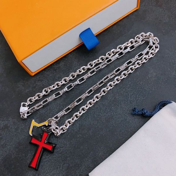 2023 luxury brand designer pendants necklaces letter luis choker pendant necklace beads chain jewelry viutonity accessories gifts al2b, Silver
2023 luxury brand designer pendants necklaces letter luis choker pendant necklace beads chain jewelry viutonity accessories gifts al2b, Silver