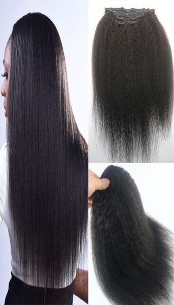 afro kinky straight brazilian human hair clips hair extension 1b natural color hair african american 7pcs 120gram2885436, Black
afro kinky straight brazilian human hair clips hair extension 1b natural color hair african american 7pcs 120gram2885436, Black