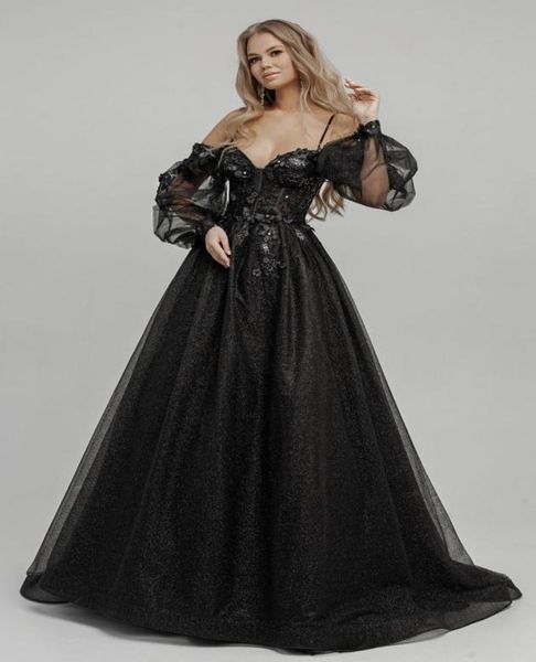 2021 black gothic wedding dresses gowns off the shoulder long sleeves sequins tulle sparkle goth bridal robes with color non white6767898, White
2021 black gothic wedding dresses gowns off the shoulder long sleeves sequins tulle sparkle goth bridal robes with color non white6767898, White